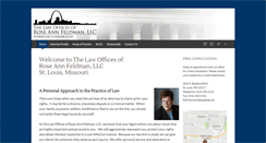 Desktop Screenshot of feldman-lawoffice.com